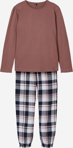 NAME IT Pajamas 'Rassy' in Brown: front