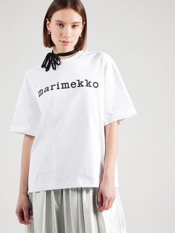 Marimekko Koszulka oversize 'VEISTO' w kolorze biały: przód