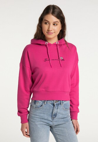 MYMO Sweatshirt in Roze: voorkant