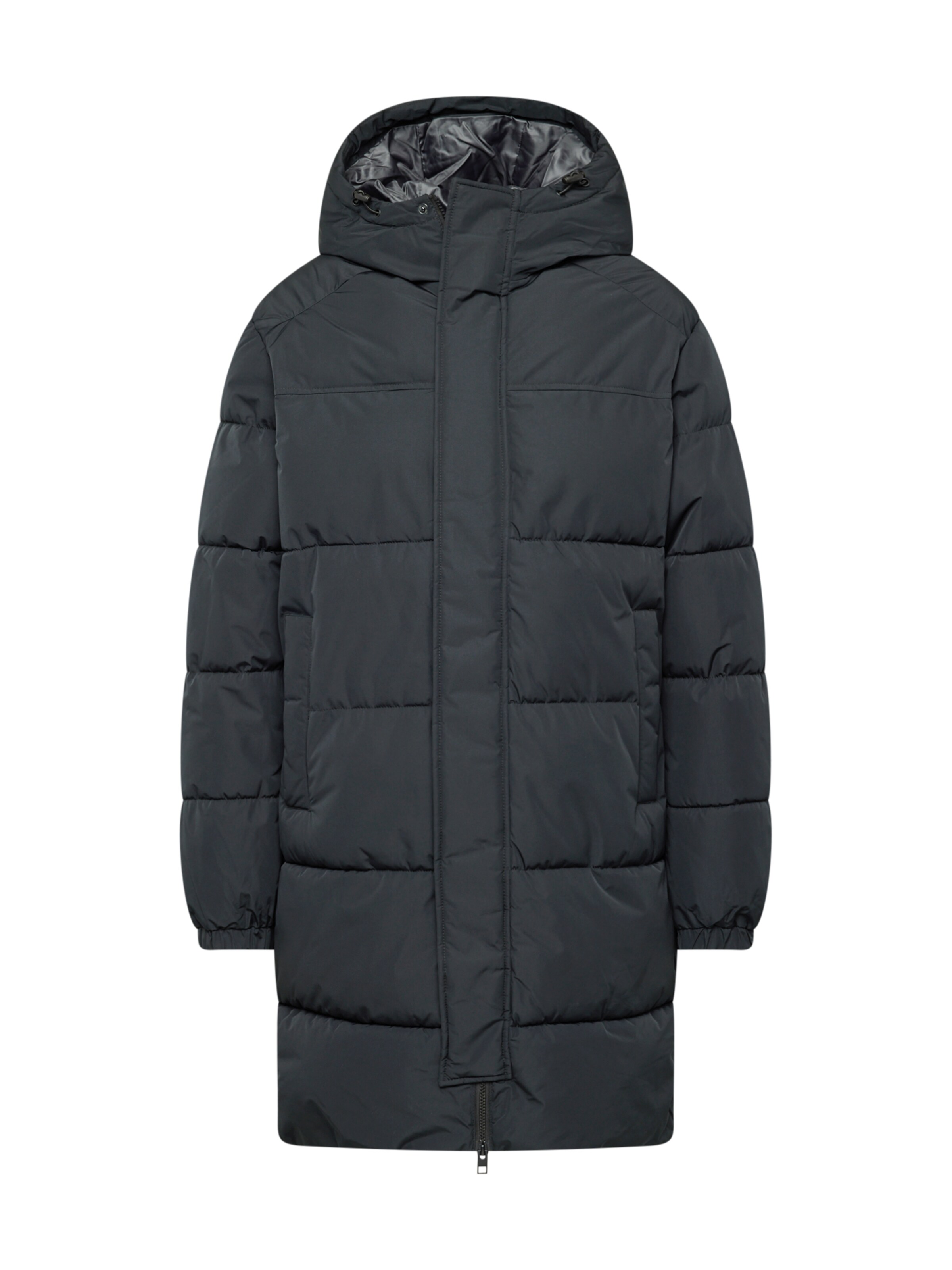 JACK & JONES Χειμερινό μπουφάν 'JJEBradley' σε μαύρο: μπροστά