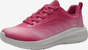 Baskets basses TAMARIS en rose : devant