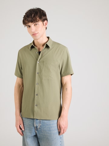 Calvin KleinRegular Fit Košulja - zelena boja: prednji dio