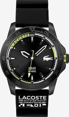 LACOSTE Zegarek analogowy w kolorze czarny: przód