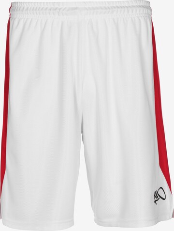 K1X Workout Pants 'Triple Double ' in White: front