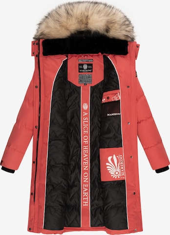 Cappotto invernale 'Schneesternchen' di MARIKOO in rosso