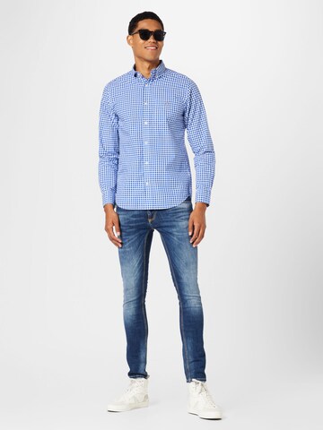 GANT Regular fit Overhemd in Blauw