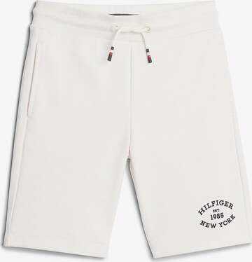 TOMMY HILFIGER Regular Pants in White: front