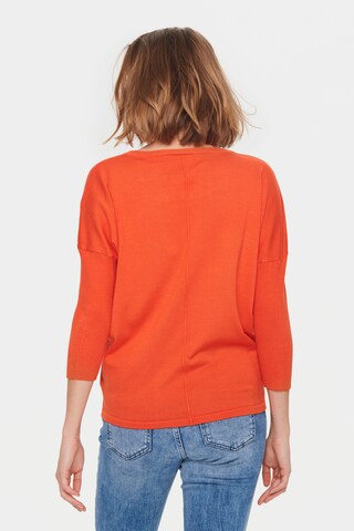 SAINT TROPEZ Pullover 'Mila' in Rot