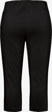 Ulla Popken Slimfit Hose in Schwarz