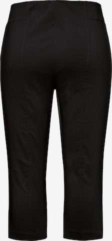 Ulla Popken Slimfit Broek in Zwart