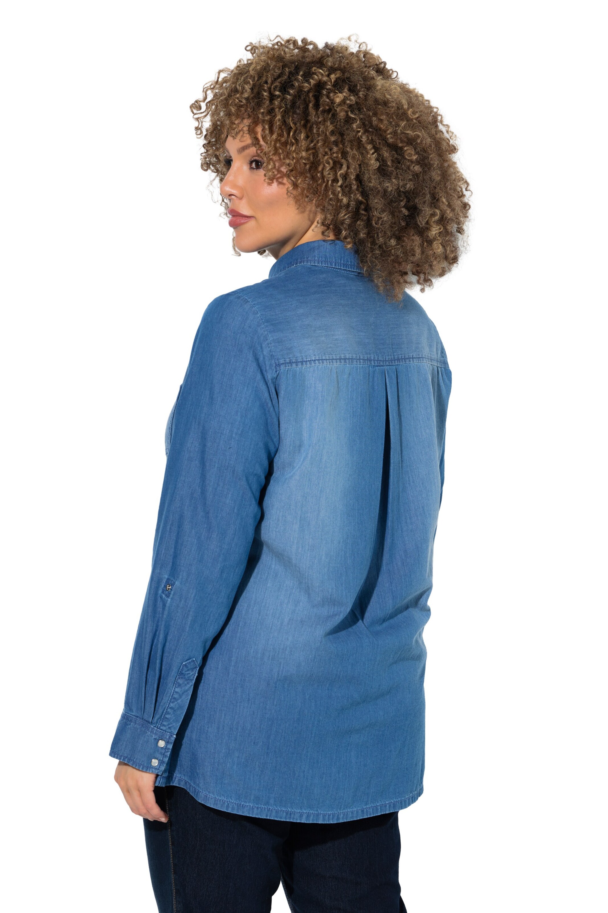 Ulla Popken Bluse in Blau