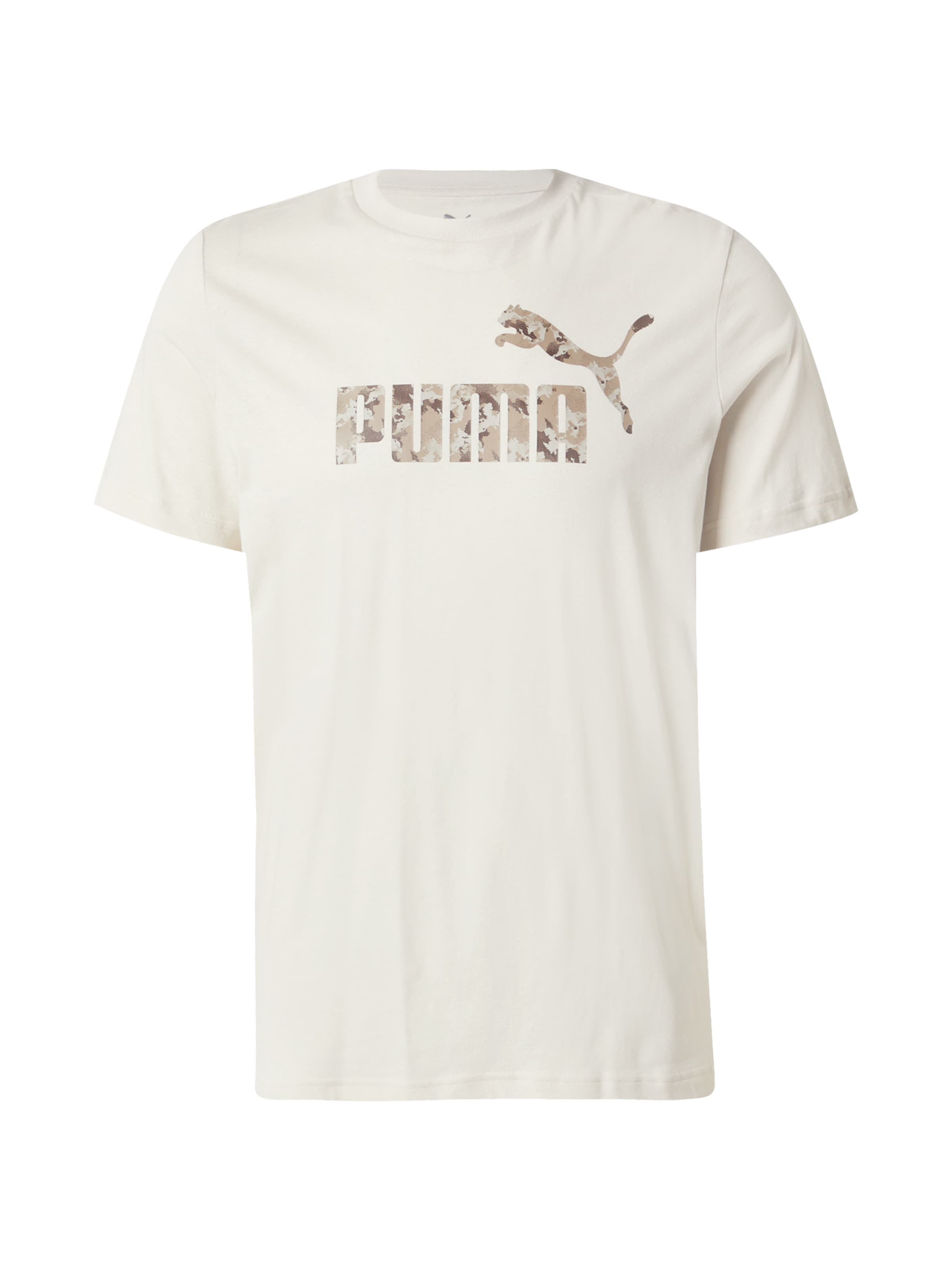 smėlio PUMA Sportiniai marškinėliai 'ESS': priekis