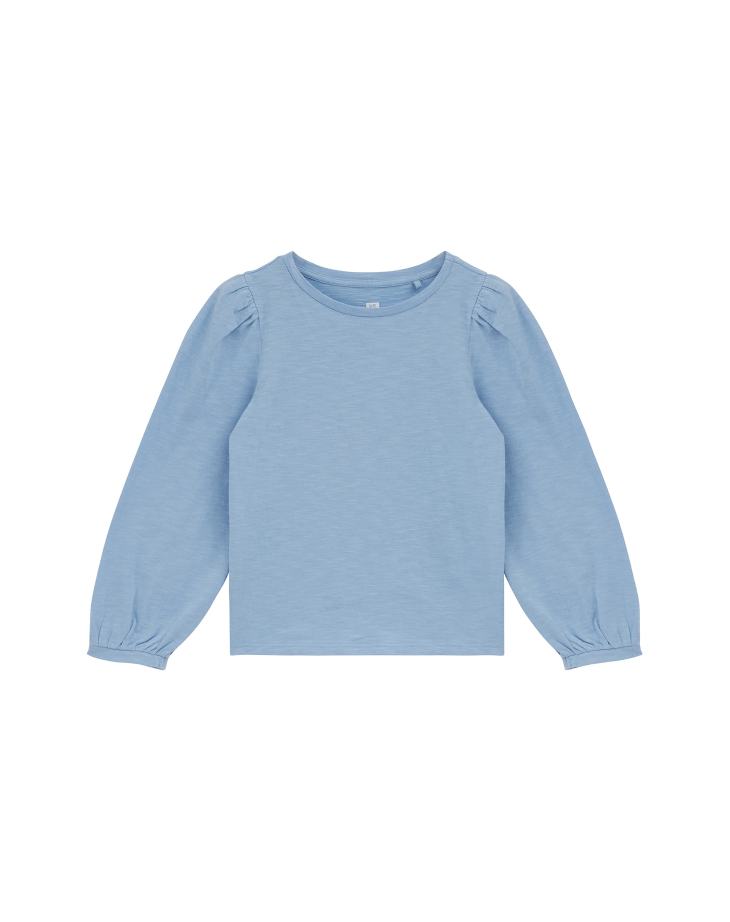 Tricou de la WE Fashion pe albastru: față