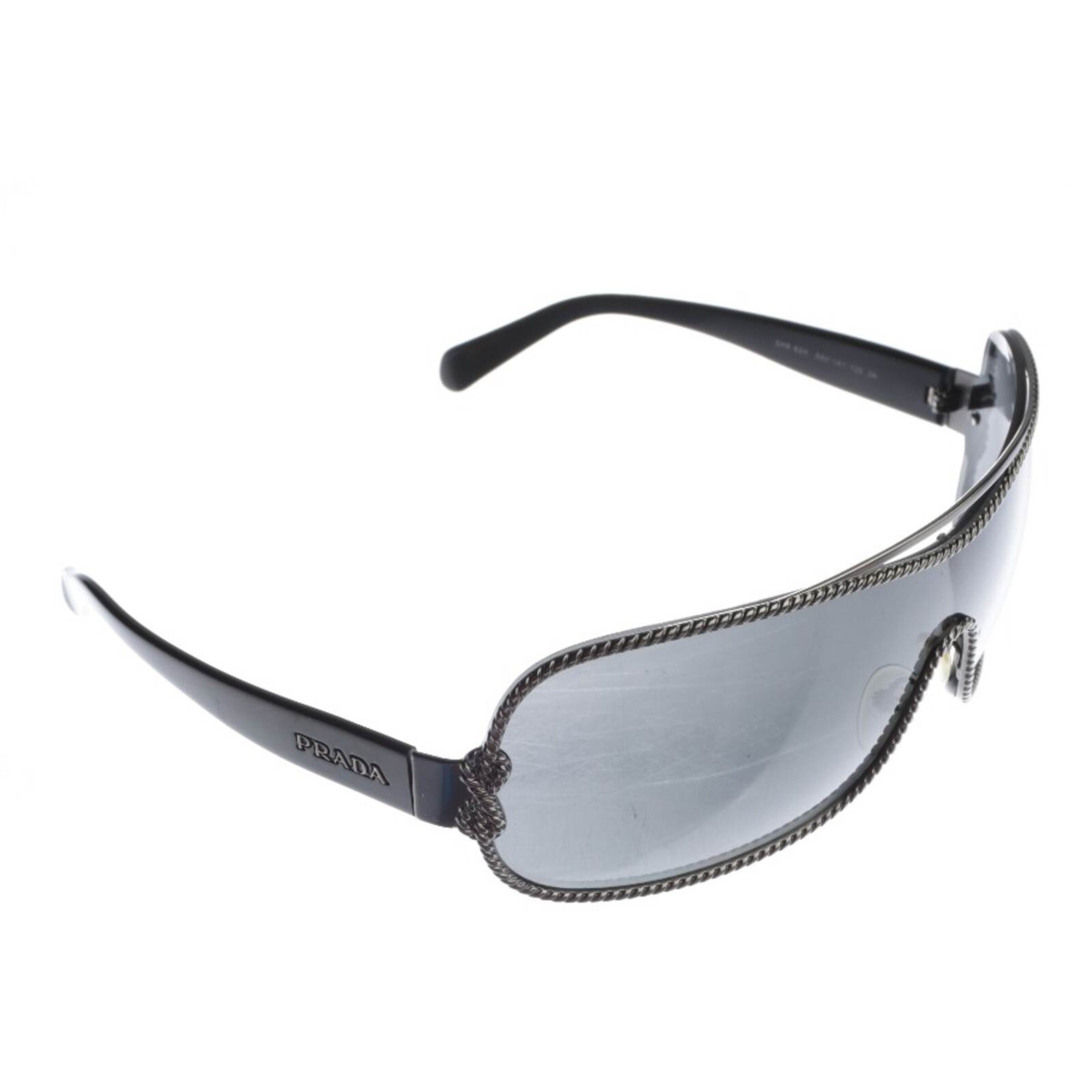 PRADA Sunglasses in One size in Black: front