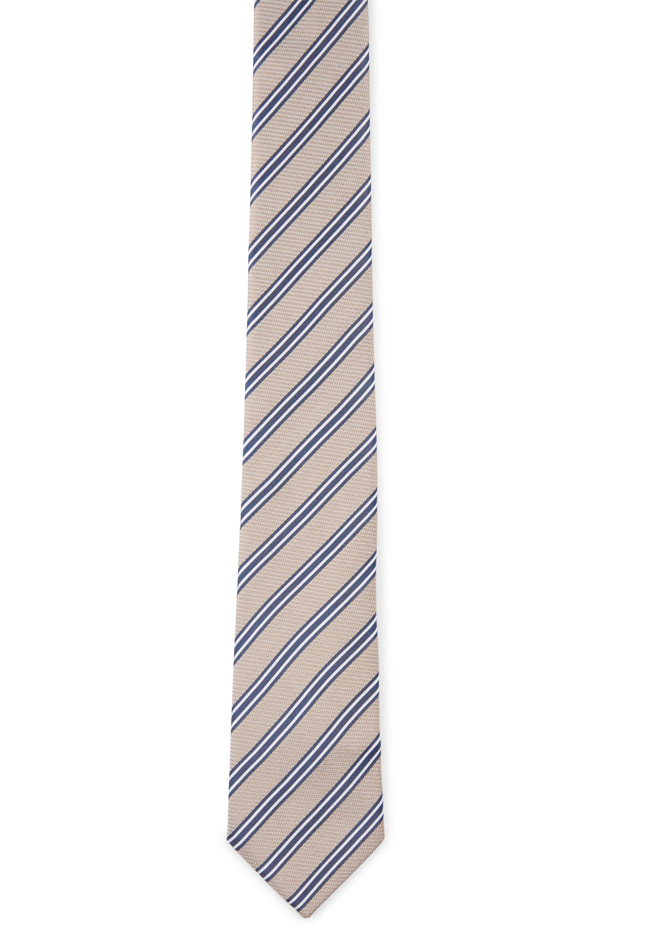 STRELLSON Cravate en beige / marine / blanc, Vue avec produit