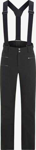 ZIENER Regular Workout Pants 'Tronador' in Black: front