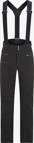 ZIENER Workout Pants 'Tronador' in Black: front