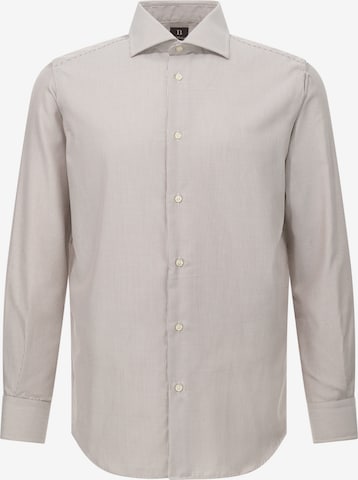 Regular fit Camicia di Boggi Milano in beige: frontale