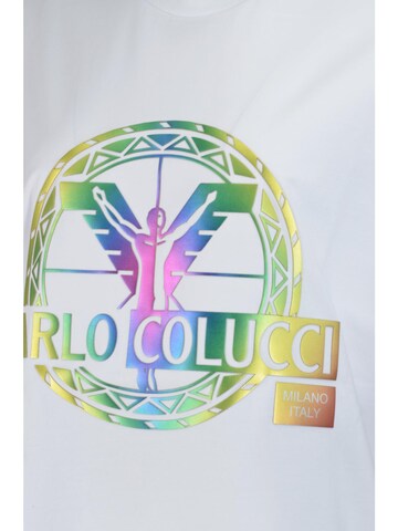 Carlo Colucci T-Shirt 'Caon' in Weiß