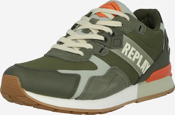 REPLAY Sneakers in Green: front