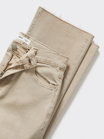 MANGO Flared Jeans 'Sienna' i beige