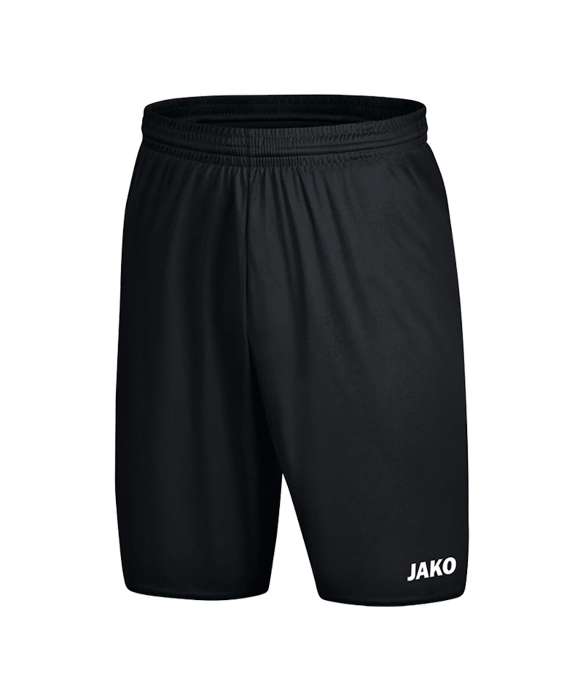 JAKO Regular Sportshorts 'Manchester 2.0' in Schwarz: Vorderseite