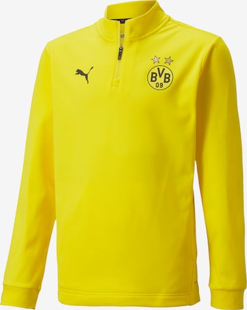 PUMA Athletic Sweatshirt in Yellow: front