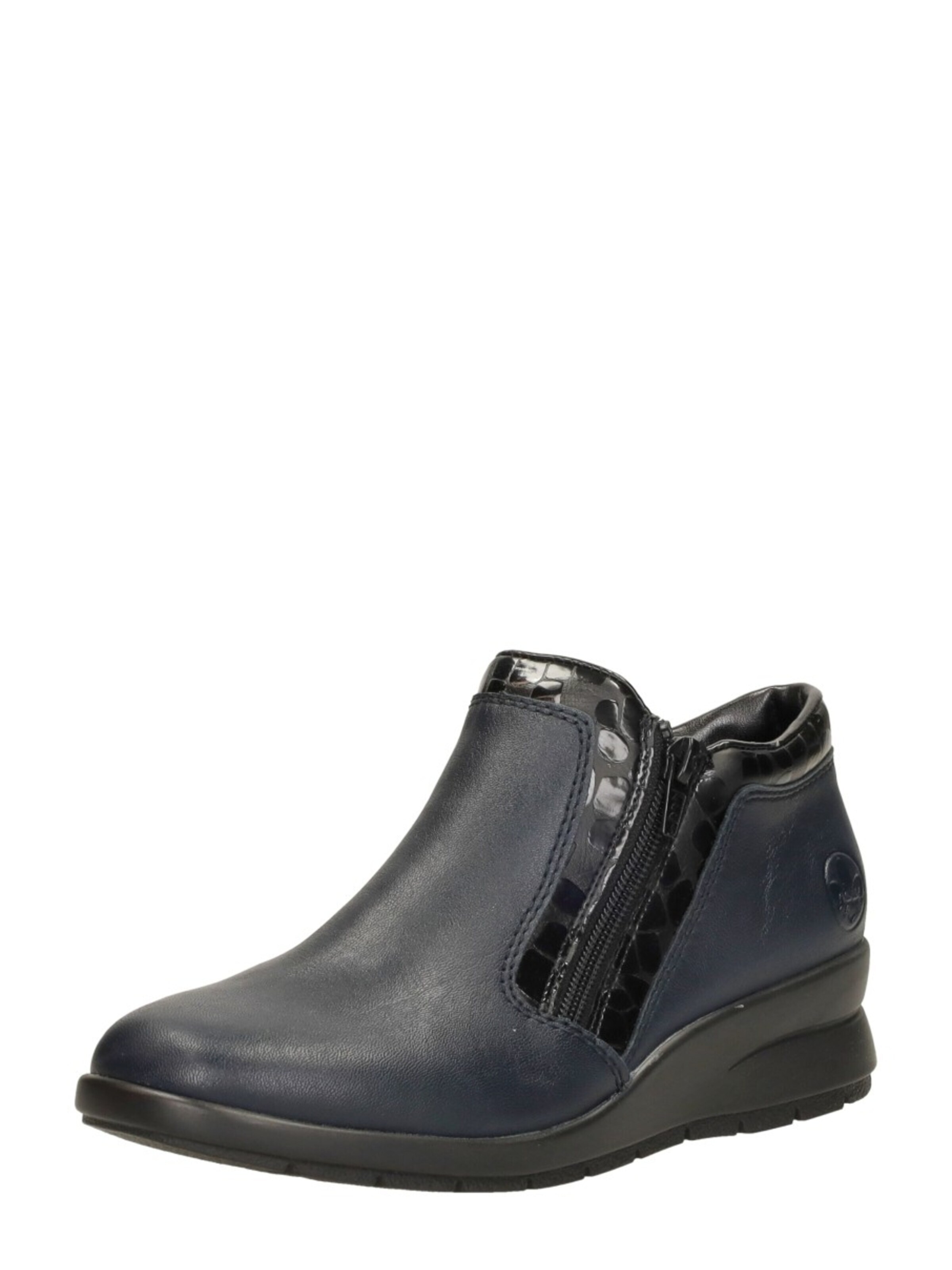 Rieker Boots 'Enkellaarsjes Plat' in Blauw