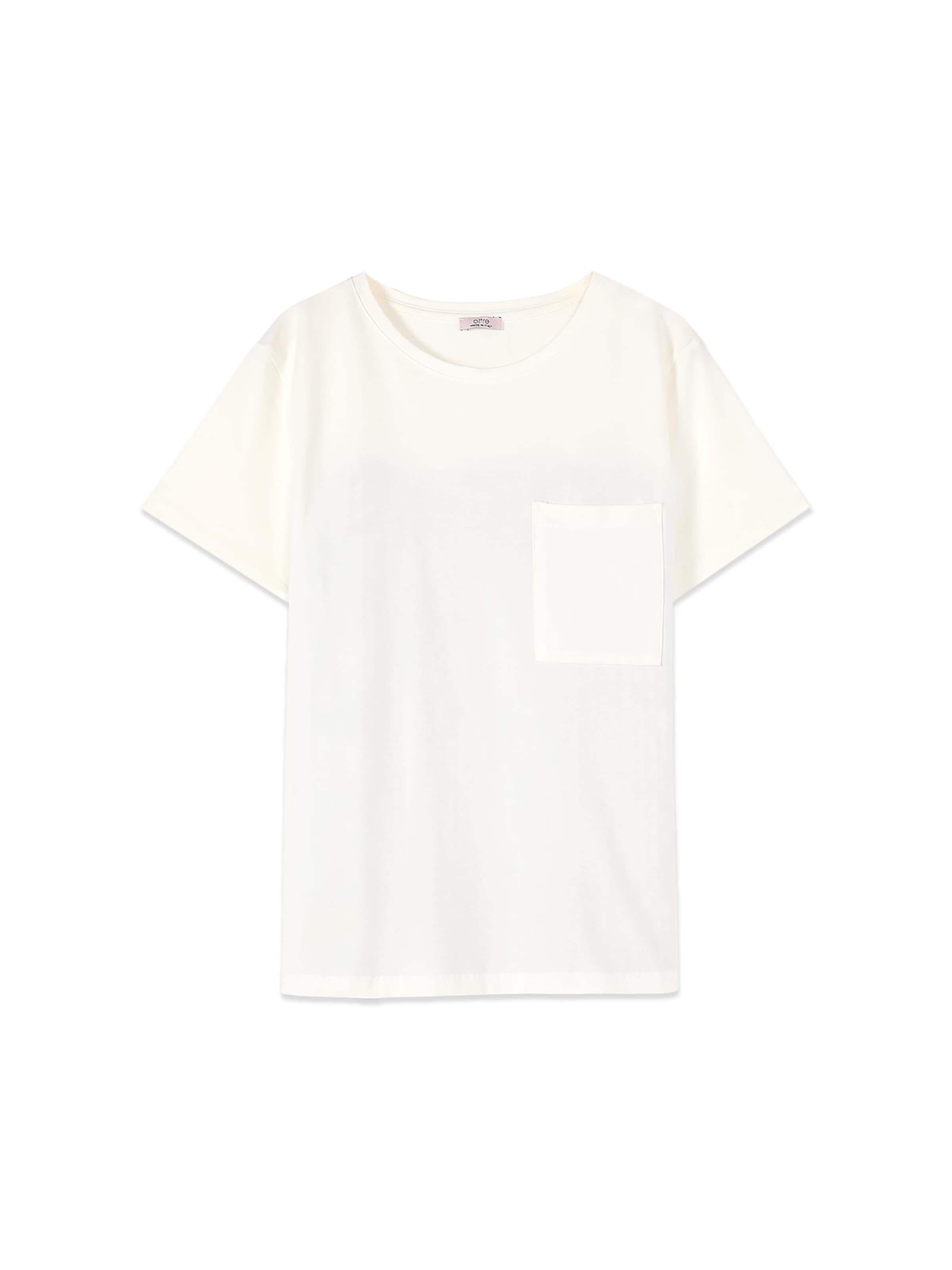 T-shirt oltre en blanc : devant