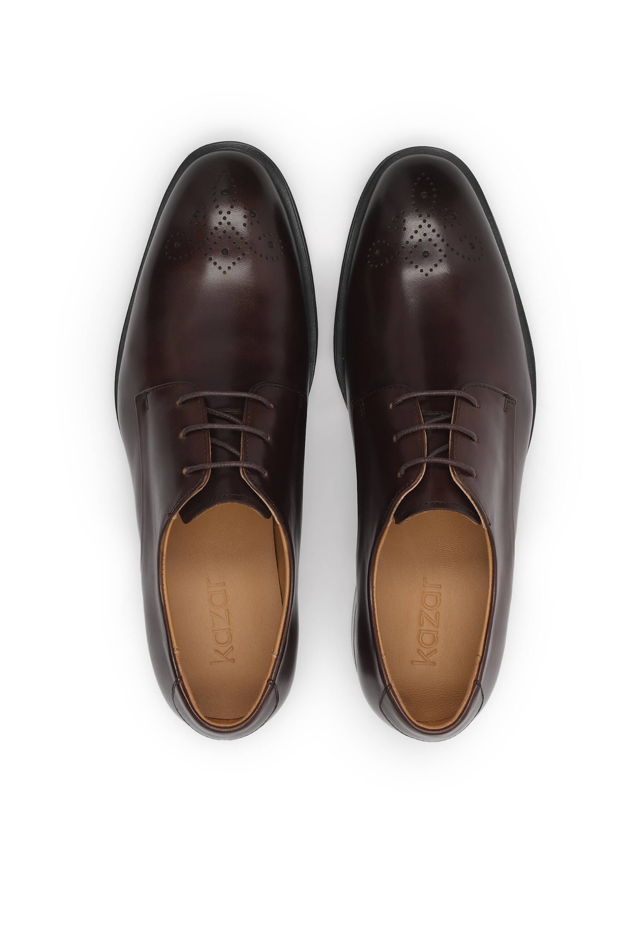 Kazar Lace-Up Shoes in Brown