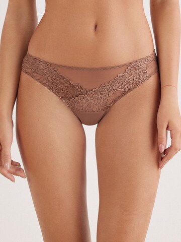 INTIMISSIMI Panty in Brown: front