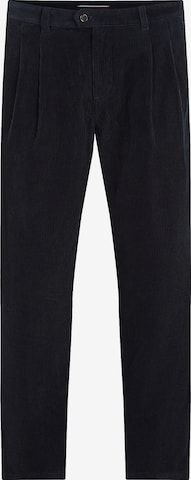 TOMMY HILFIGER Regular Pleat-Front Pants in Blue: front