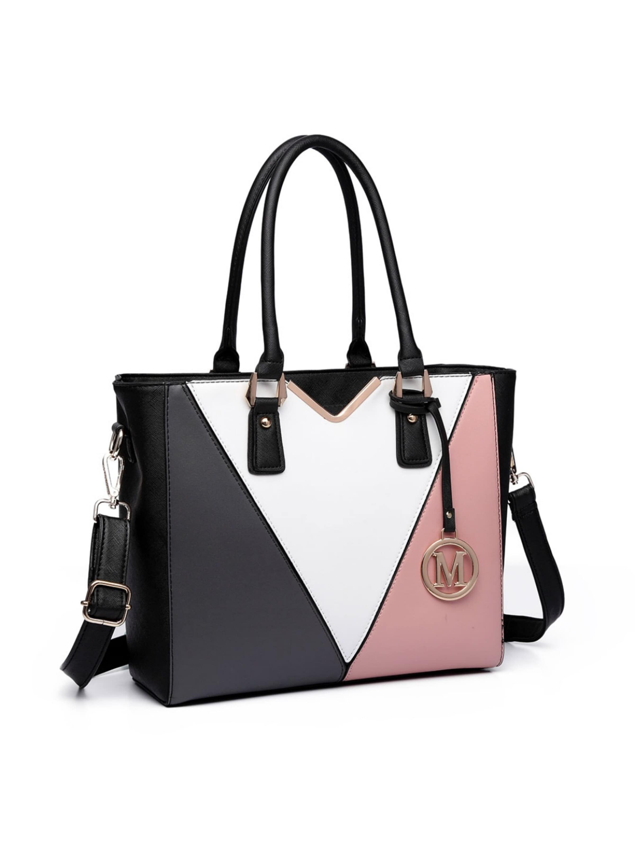 Miss Lulu Shoulder Bag in Pink