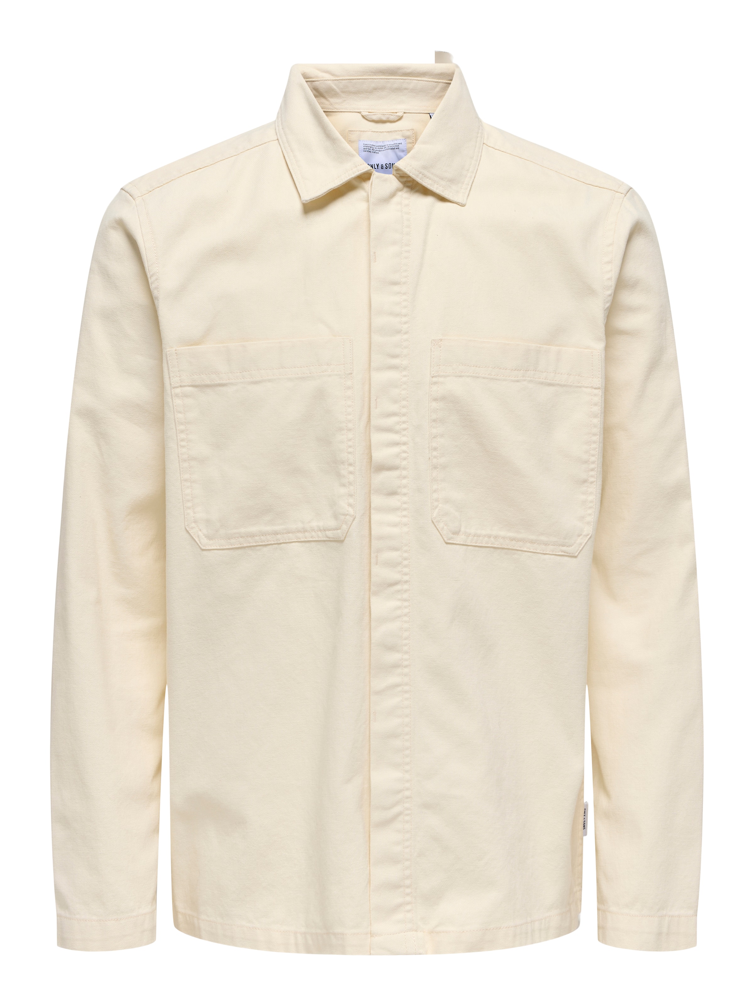 Only & Sons Pohodlné nošení Přechodná bunda 'ONSLEDGER' – béžová: přední strana