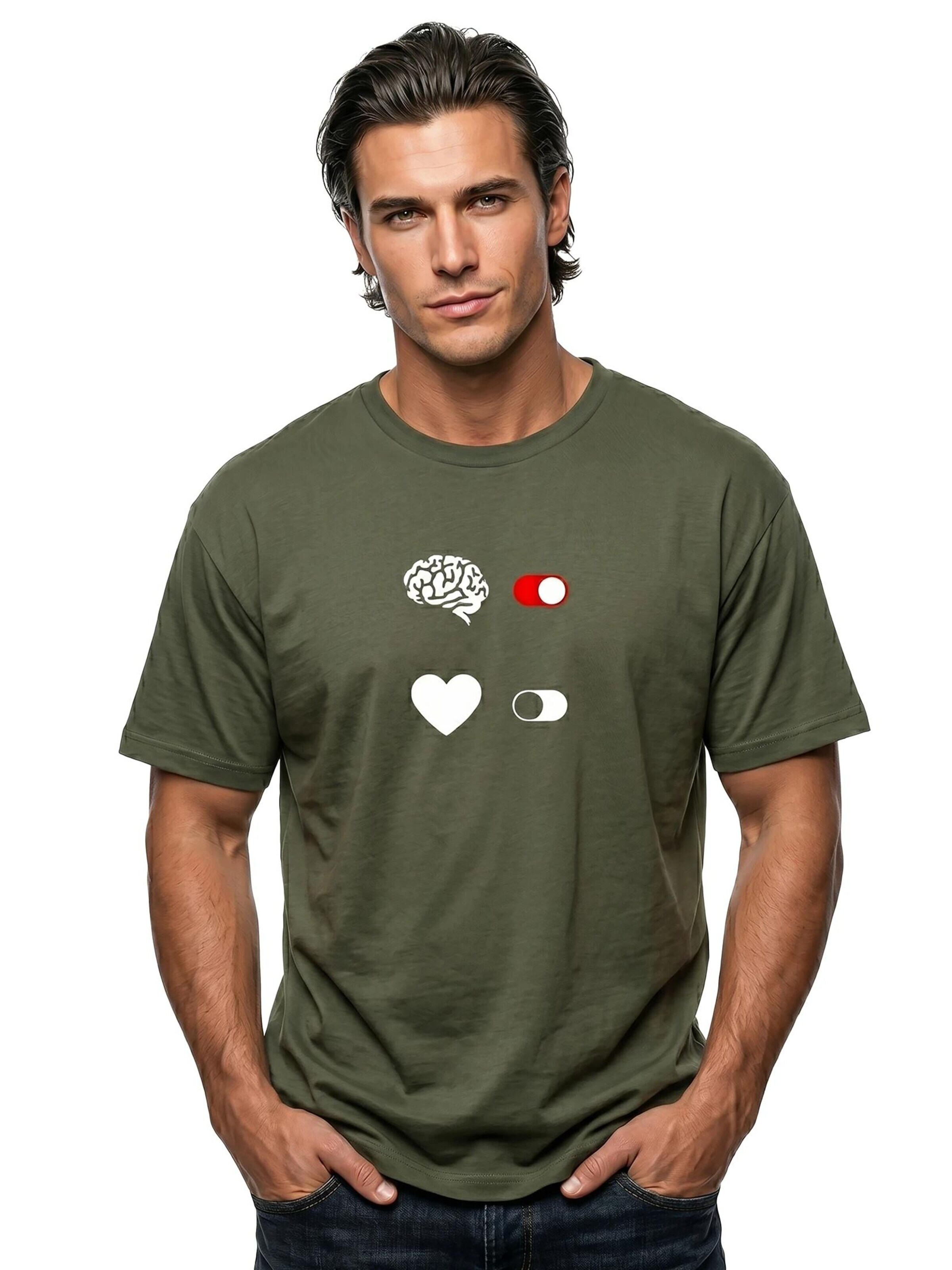 MAKAYA Shirt 'Brain On' in Green