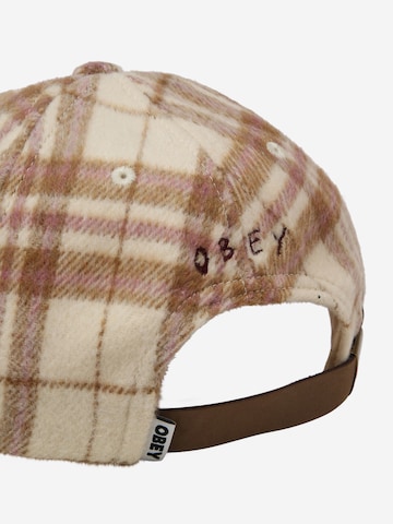 Cappello da baseball di Obey in beige