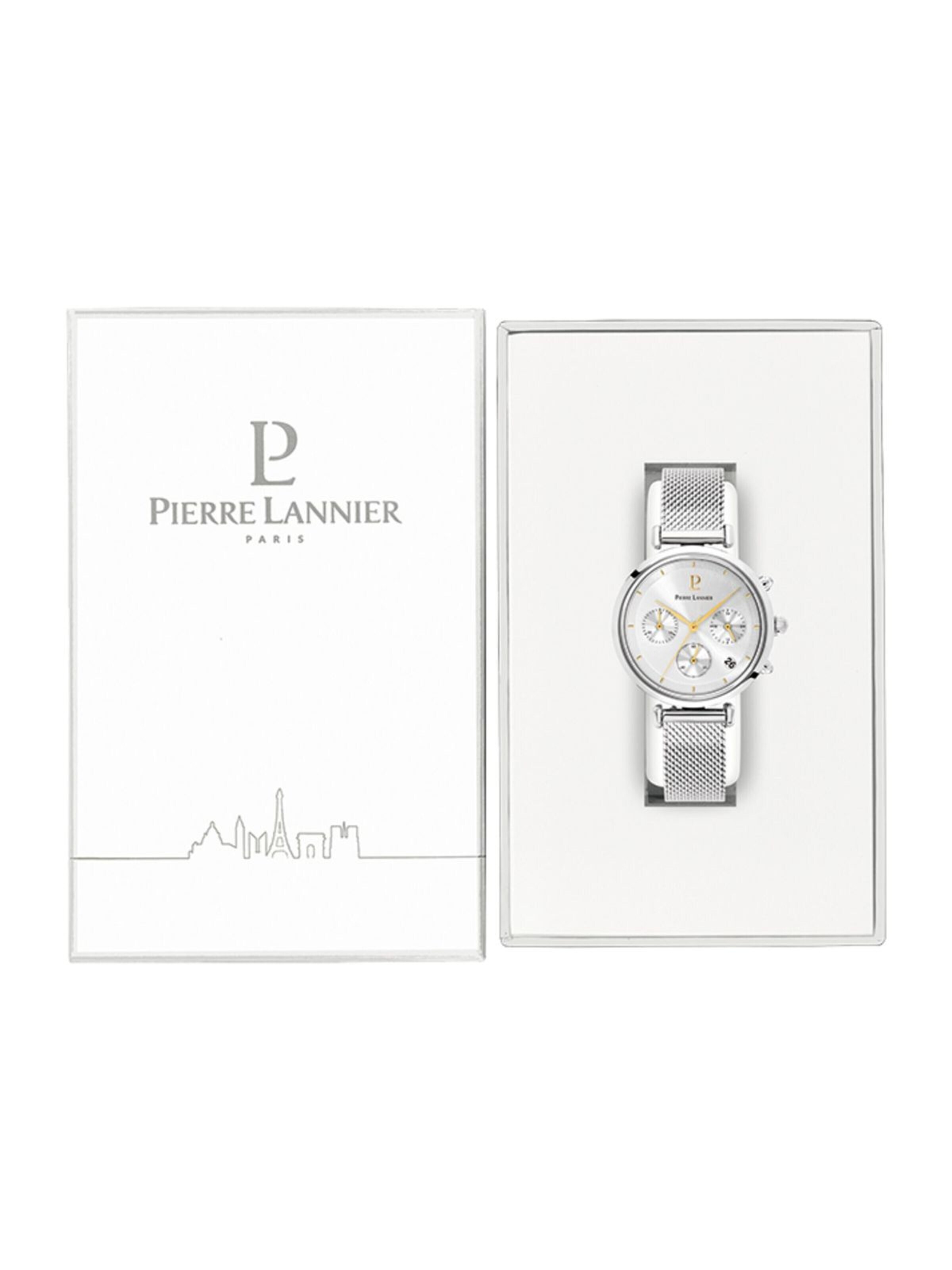 Montre à affichage analogique Pierre Lannier en argent