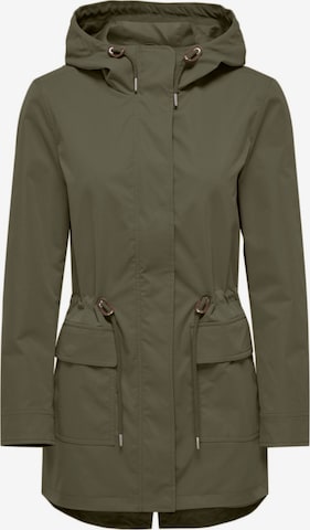 ONLY Übergangsparka 'Louise' in Grün: Vorderseite