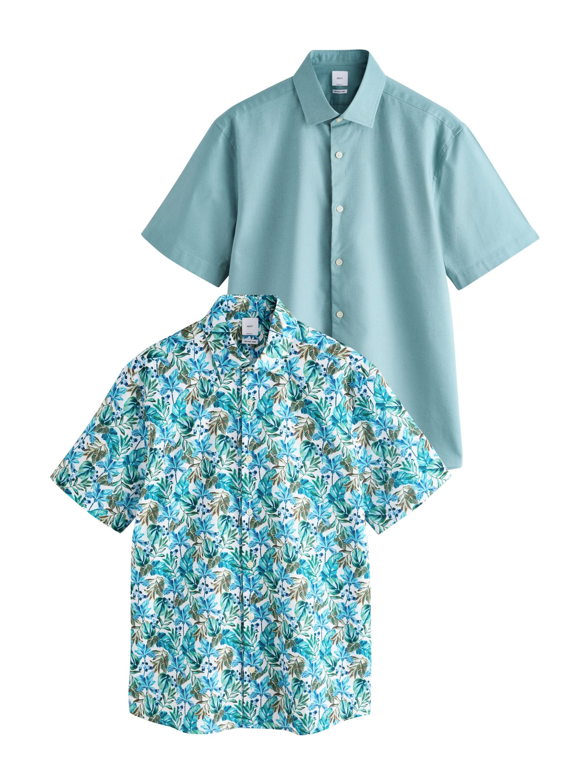 Next - Camisa em azul: frente