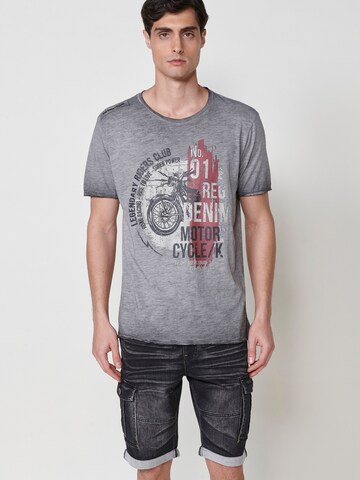 KOROSHI Shirt in Grey: front