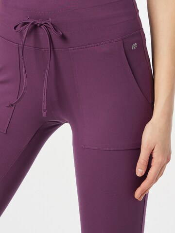 Marika Tapered Workout Pants 'MADISON' in Purple