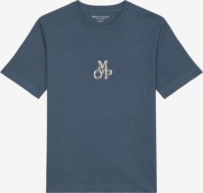Marc O'Polo T-Shirt en bleu / greige / blanc, Vue avec produit