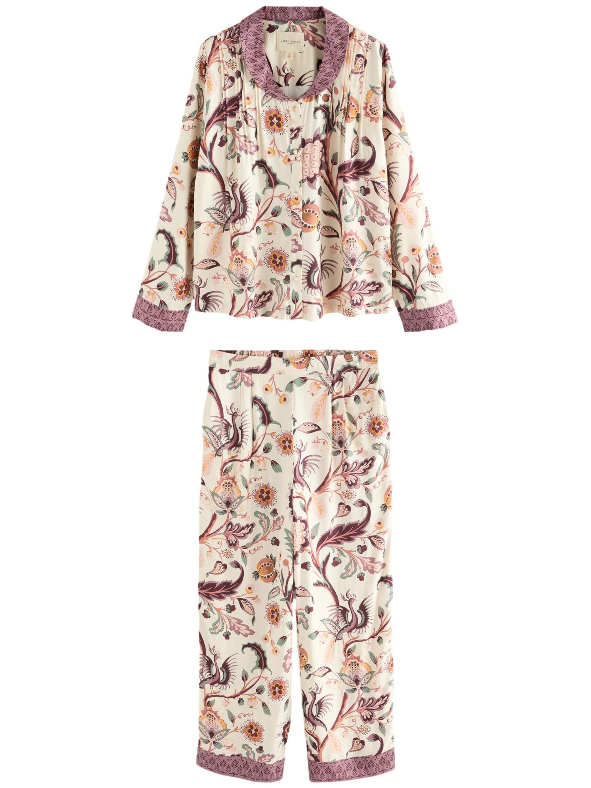 Pyjama 'Claudina' LAURA ASHLEY en beige : devant