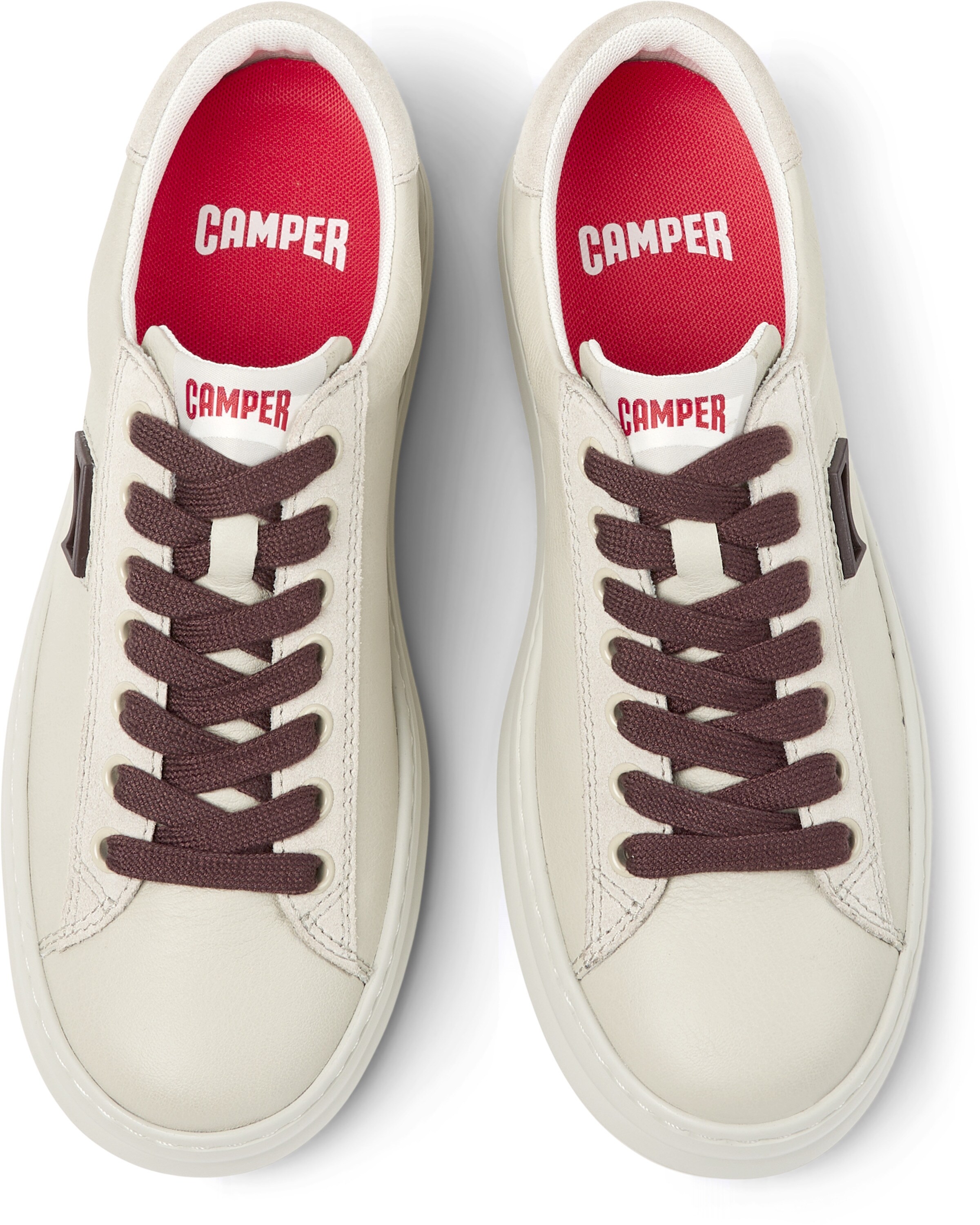 Sneaker bassa 'Runner Vier' di CAMPER in beige