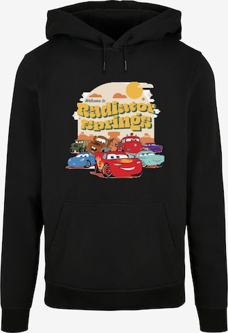 ABSOLUTE CULT Sweatshirt 'Cars - Radiator Springs Group' in Zwart: voorkant