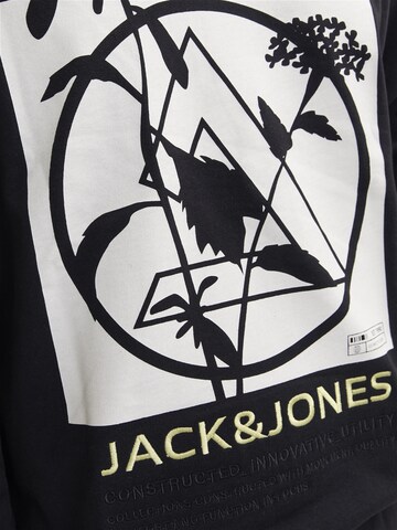JACK & JONES Sweatshirt 'JCOStagger' in Zwart