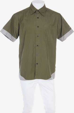 BLEND Button Up Shirt in M in Green: front