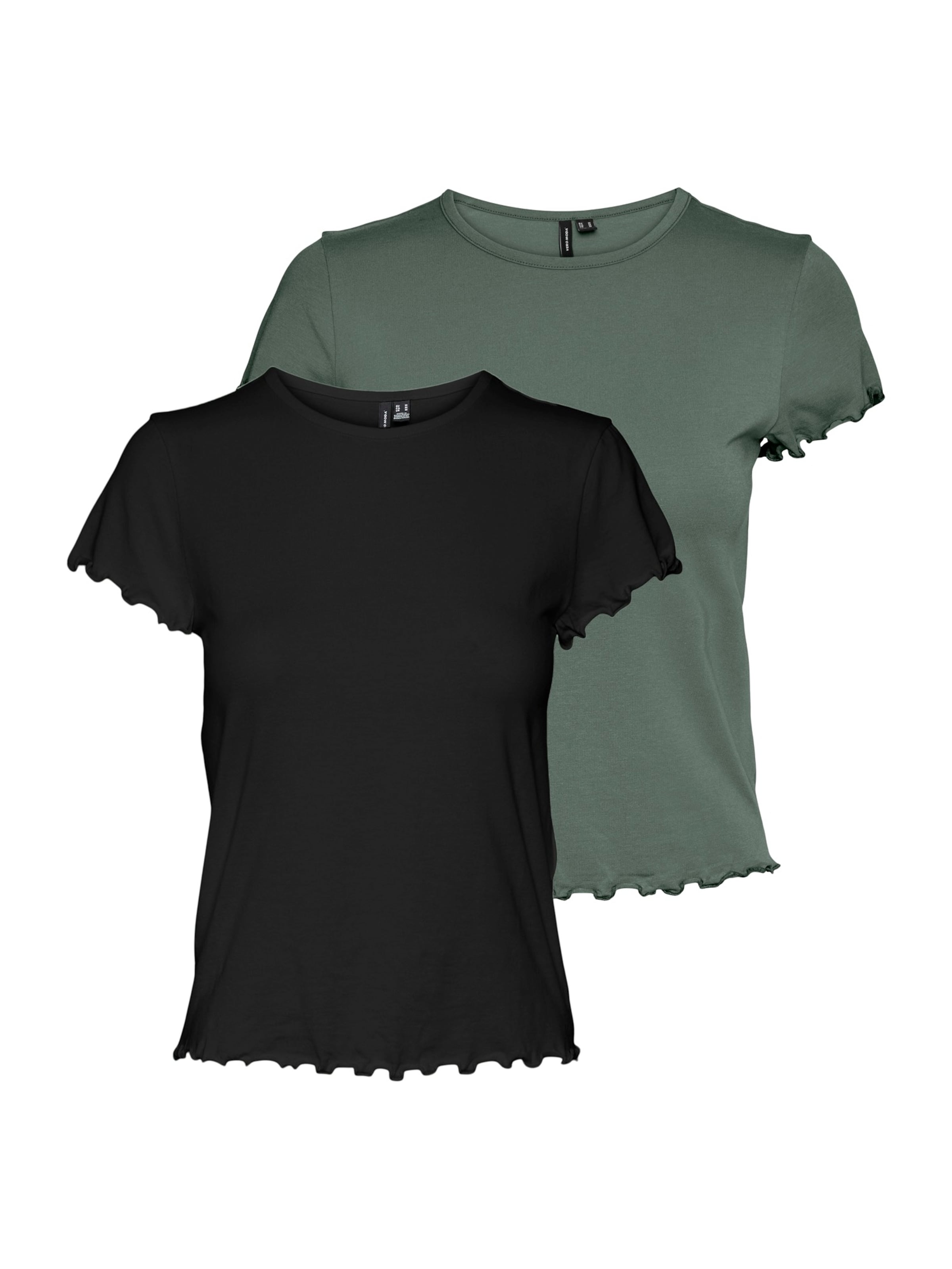 VERO MODA Tričko 'VMBARBARA' - Zelená: predná strana