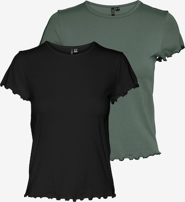 VERO MODA Tričko 'VMBARBARA' – zelená: přední strana