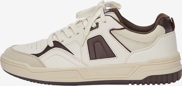 Pull&Bear Platform trainers in Brown